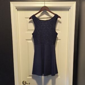 Speechless Midnight Blue Dress, Size 1